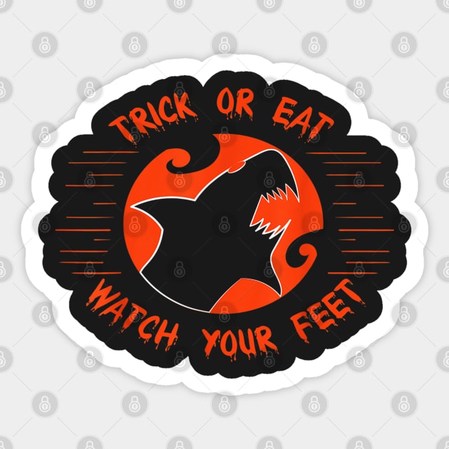 Halloween 2020 Horror Trick or Eat Nurse Costume Sticker by Christyn Evans